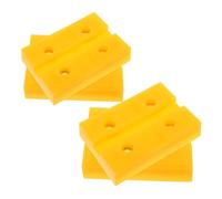 Gogogmee 4 Pièces Pads de pour Voiture Antidérapants Caoutchouc Durables pour Élévateurs Automobiles Supports de Carrés et Ronds Accessoires de Garage pour Protection du Sol