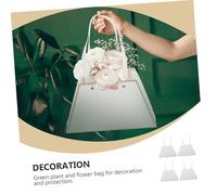 Gogogmee 4 pièces Papier Bouquet avec Poignée Cadeau Fleuriste Solide et Pratique pour Fleurs et
