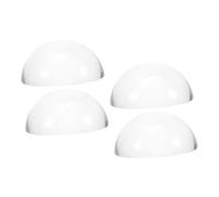 Gogogmee 4 Pièces Poids Verre Clair Lourds pour Couture Quilting Découpe de Tissus et Caligraphie Presse Cristal pour Patrons et Patchwork