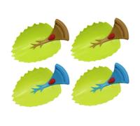 Gogogmee 4 pièces Rallonge Robinet pour Garçon Fille Guide Écoulement Anti-éclaboussures Plastique Souple Prolongateur Évier Pratique pour Tout-petits Garçon Fille Simplifie Lavage Mains