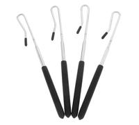 Gogogmee 4 Pièces Set de Bâtons de pour Marionnettes Métalliques avec Manchon Accessoires pour Marionnettes à Bras et Demi Corps Précision et Maniabilité pour Spectacles