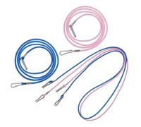 Gogogmee 4 Pièces Ski Mitten Clips for Adjustable Nylon Glove Holder Straps with Elastic Neck Lanyard Antilost Mittens Attachment for Boys and Winter Outdoor Activities