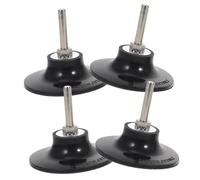 Gogogmee 4 pièces Support de Disque Ponçage pour Perceuse Adaptateur Ponceuse Disque Abrasif Outil Rotatif Polyvalent Compact pour Polissage et Ponçage