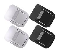 Gogogmee 4 Pièces Support Ordinateur Portable Invisible en Alliage de Zinc, Auto-adhésif et Réglable, Design Fin pour Bureau, pour Étudiants et Écrivains