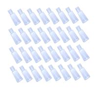 Gogogmee 40 pièces Bouteilles Rechargeables pour Voyage Flacons Cosmétiques Portables avec Couvercles à Clapet Stockage Liquide Visible et Étanche Adaptées Lotion et Shampooing