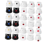 Gogogmee 40 Pièces Spray Paint Can Nozzles Handheld with Handtwist Control for Precise DIY Projects and Repair Lightweight Plastic Tips for Smooth Even Application