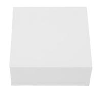 Gogogmee 400 Pièces Bloc-notes Blanc Non Adhésif pour Bureau Papier Lisse pour Prise de Notes et Listes Recharge Cube sans Adhésif Feuilles Détachables sans Traces