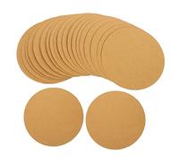 Gogogmee 40pcs Carton Rond à Peindre en Pâte de Bois Khaki, Carton Rigide Épais Facile à Ranger pour Dessin et Artisanat, pour Garçon et Filles et Cours D'art