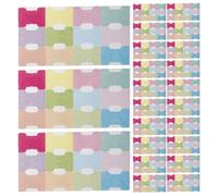 Gogogmee 420 Pièces Étiquettes Onglets Inscriptibles Autocollants Colorés Adhesive Index Tabs Amovibles pour Classement Cahiers et Fournitures de Bureau