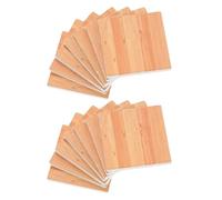 Gogogmee 45 Pièces Miniature Dollhouse Wood Floor Planks Réalistes pour DIY Maison de Poupée Sols Bois Miniatures Adaptés Cuisine Salle de Bain Accessoires Planchers Campagne et Modernes