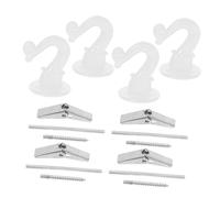 Gogogmee 4Ensembles Crochets de Plafond pour Jardinières Crochets Robustes pour Plantes Suspendues Faciles à Installer Idéaux pour Décoration Intérieure et Rangement
