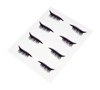 Gogogmee 4paires Stickers Autocollants Eyeliner Et Faux Étanches Pour Maquillage Des Yeux Parfait Pour Cosplay Fêtes Et Sorties Nocturnes
