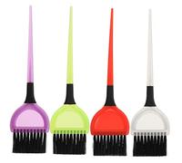 Gogogmee 4Pièces Brosses à Teinter pour Cheveux de Outils Pratiques pour Soins Capillaires Applicateurs pour Coloration à Domicile et Salon