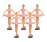 Gogogmee 5 pièces Ballet Doll Music Box Accessories Décoration Ballerine Princesse Figurines Élégantes pour Collection et Décorations