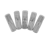 Gogogmee 5 Pièces Boîte à Crayons Transparente Rectangulaire Étui Plastique Unique pour Stylos et Crayons Organiseur Polyvalent pour Bureau École et Maison