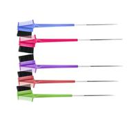 Gogogmee 5 pièces Brosse Sourcils Acier Peigne Maquillage Portable Pinceau Sourcils Angulaire Spoolie Multifonction pour Salon et Usage Domestique Couleur Aléatoire Couleur Aléatoire