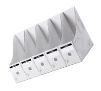 Gogogmee 5 pièces File Stand Desktop Storage Rack for Documents and Magazines Simple Design Office Organizer for Efficient File and Document Storage