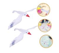 Gogogmee 5 Pièces Lot de Ballons Gonflables Mouettes pour Piscine et Fête Plage Décoration Ludique et Résistante pour Animations Anniversaire et Cosplay