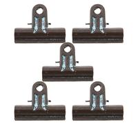 Gogogmee 5 Pièces Lot de Pinces Bulldog Vintage Fer Clips de Reliure Rétro pour Photos et Papiers Organisateur Polyvalent pour Bureau et Maison