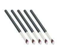 Gogogmee 5 Pièces Pinceaux Angulaires Maquillage Mini Brosse Plate Correcteur Sous-yeux pour Application Fond de Teint et Estompage Précis Du Teint