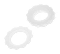 Gogogmee 5 pièces Protection Mamelons Silicone Antidérapante Résistante Transpiration pour Allaitement Lot de Anneaux Confortables Réutilisables pour Mères Allaitantes