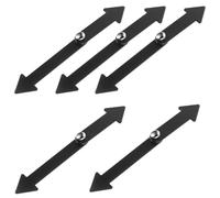 Gogogmee 5 pièces Set de Aiguilles Plastique Horloge Enseignement Accessoires DIY pour Horloge Scolaire Pointeurs Résistants pour Indiquer Heure et Apprendre Le Aux Garçon Fille