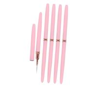 Gogogmee 5 pièces Set de Pinceaux Liner pour Nail Art Brosses Fines pour Détails Précis Dessin Délicat et Peinture Vernis Gel Outils Professionnels et DIY Ergonomiques