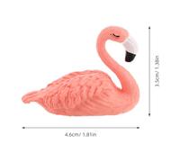 Gogogmee 5 Pièces Support de Pratique Ongles Résine Support Forme de Flamant Rose pour Ongles Artisanal et Formation Professionnelle Outil pour Débutants