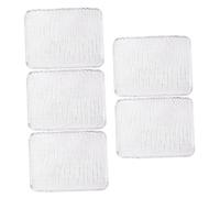 Gogogmee 5 pièces Tapis Grill BBQ Non Adhérent Filet de Cuisson Jetable Aluminium Alimentaire Anti-Chute pour Barbecue Intérieur et Extérieur