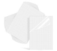 Gogogmee 50 feuilles Plastification Auto-adhésives Film Protecteur Photo Brillant Laminage à Froid pour Photos Protection Eau Plis