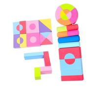 Gogogmee 50 pièces Blocs de Construction Mousse EVA Colorés pour Tout-Petits Éducatif pour Développer Motricité Fine et Pensée Spatiale Cadeau Apprentissage Sécurisé pour Garçons et Filles