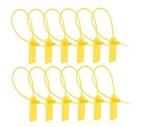 Gogogmee 50 pièces Lot de Étiquettes Plastiques Autobloquantes Étanches pour Logistique Étiquettes Expédition Sécurisées à Verrouillage Automatique Tags Suspendus Résistants pour Sécurité