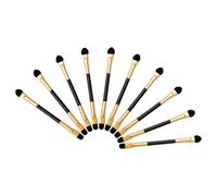 Gogogmee 50 Pinceaux à Paupières Double Embout Applicateur Mousse et Poils Doux, Petit Pinceau Estompeur, Outil Maquillage Yeux Compact pour Débutants et Retouches en Voyage