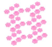Gogogmee 500 Pièces Flower Shaped Lash Glue Cups For Eyelash Extension Supplies Disposable Precision Glue Holder For Volume And Classic Techniques Beauty Salon Accessories