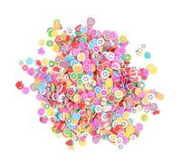 Gogogmee 5000 pièces Stickers Ongles Tranches de Fruits Argile DIY Décorations Nail Art Colorées pour Manucure Accessoires Ongles