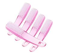 Gogogmee 5pièces Brosse De Nettoyage Des Ongles à Long Manche Lot Pour Manucure Et Pédicure Chez Soi Ou Voyage