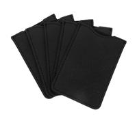 Gogogmee 5pièces Housses De Protection Pu Pour Peignes Courts Étui Souple Portable Sans Fermeture Pochette Rangement Pratique Pour Peignes Personnels