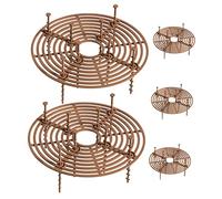 Gogogmee 5pièces Pot De Fleurs Protection pour Pot De Fleurs Cache-Pot De Jardin Couvercle pour pour Chat Bouchons Anti-creusage pour Animaux