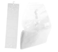 Gogogmee 5pièces Sac De Rangement Pour Perruque Transparent Pvc Avec Crochet Sac De Voyage Étanche Pour Extensions De Cheveux Suspendu