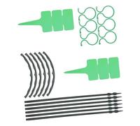 Gogogmee 6 Ensembles Support Plantes Grimpantes Vert Lot Treillis Plantes pour Pot avec Structure Stable sans Outils pour Cactus Crab et Pot