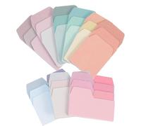 Gogogmee 6 pièces Bloc-notes Dégradé Coloré Autocollants Mémo Index Créatifs pour Marquage et Notes