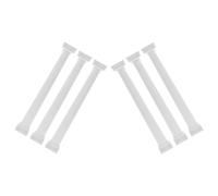 Gogogmee 6 Pièces Colonne Romaine en Plastique Blanc, Colonnes Décoratives | Pilier Romain pour Mini-maison, Accessoire Photo Mini Colonne, Déco Pilier Romain