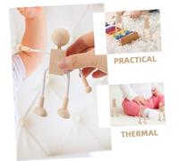 Gogogmee 6 Pièces Jouets à Peindre Figurines DIY pour Garçon Fille Créatifs Jouets Artisanaux Modèles Naturel