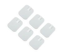 Gogogmee 6 pièces Pads autocollants de soin carré 45 * 6 cm électrodes en silicone conducteur élevé patchs auto-adhésifs de remplacement pour stimulation électrique cutanée 6 pcs