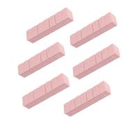 Gogogmee 6 pièces Pilulier Semainier Portable Compartiments avec Braille Mini Boîte Médicaments Hebdomadaire pour Jours Organiseur Pratique pour Médicaments Journaliers Design Compact et