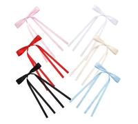 Gogogmee 6 Pièces Pinces à Cheveux Fines avec Nœud Accessoires et Élégants pour Femmes et Filles Clips Longue Durée pour Mariage et Anniversaire