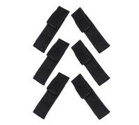 Gogogmee 6 pièces Pochette de Rangement pour Lampe Torche Portable Étui Noir Résistant pour Lampe de Poche Protection Pratique pour Camping et Randonnée