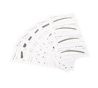 Gogogmee 6 pièces Pochoirs Sourcils Usage Unique Kit Maquillage Sourcils Femmes Autocollants Modèles Différents Pratiques et Confortables