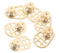Gogogmee 6 Pièces Rehausseurs de Boucles D’oreilles à Verrouillage Sécurisé, Métal, pour Boucles Lourdes, Maintien Quotidien