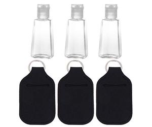 Gogogmee 6 pièces Set Portable Perfume Bottles With Neoprene Protective Covers Refillable Travel Containers For Cosmetics And Fragrance Bottles Covers